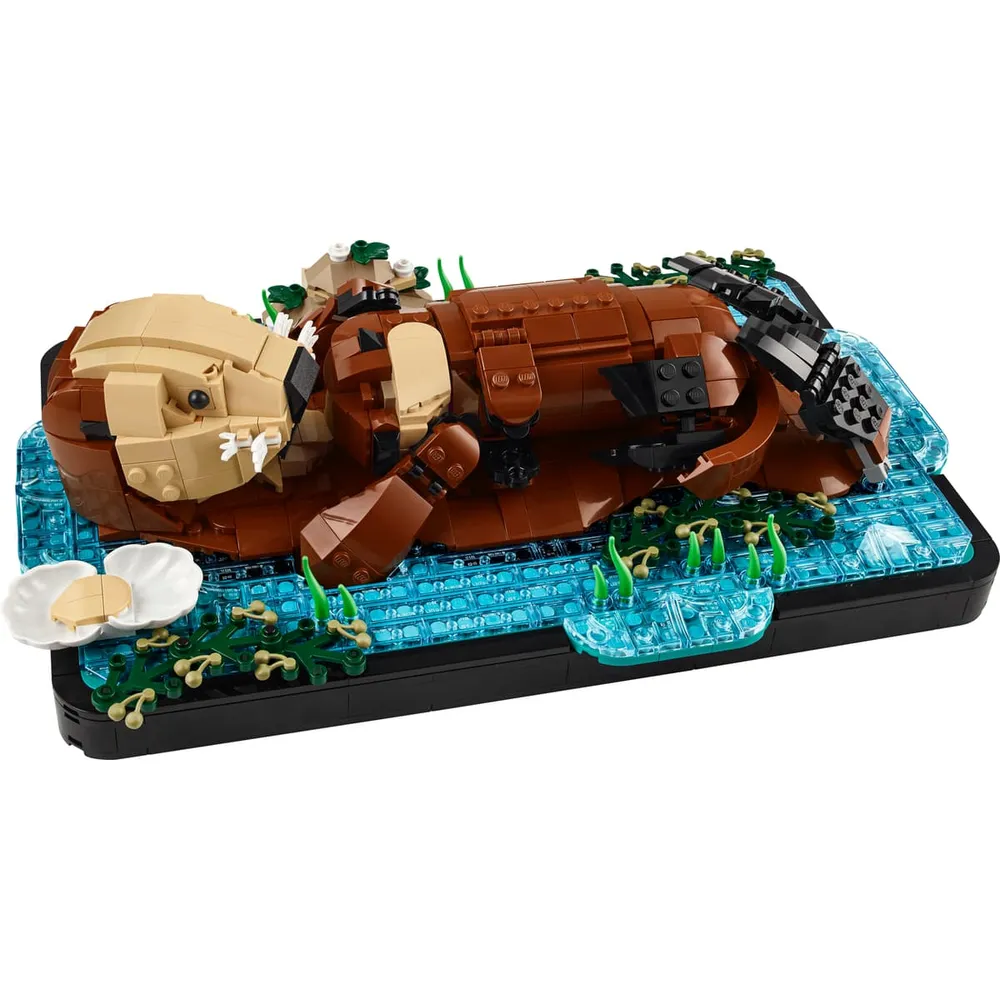 Floating Sea Otters