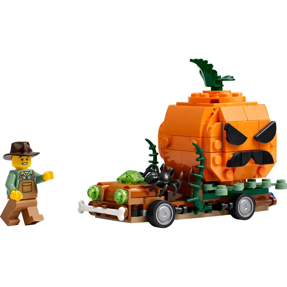 Jack-o'-Lantern Pickup Truck