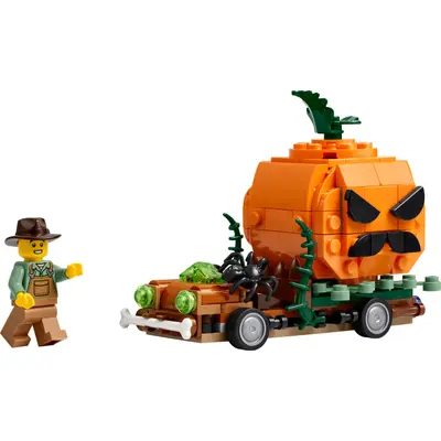Jack-o'-Lantern Pickup Truck