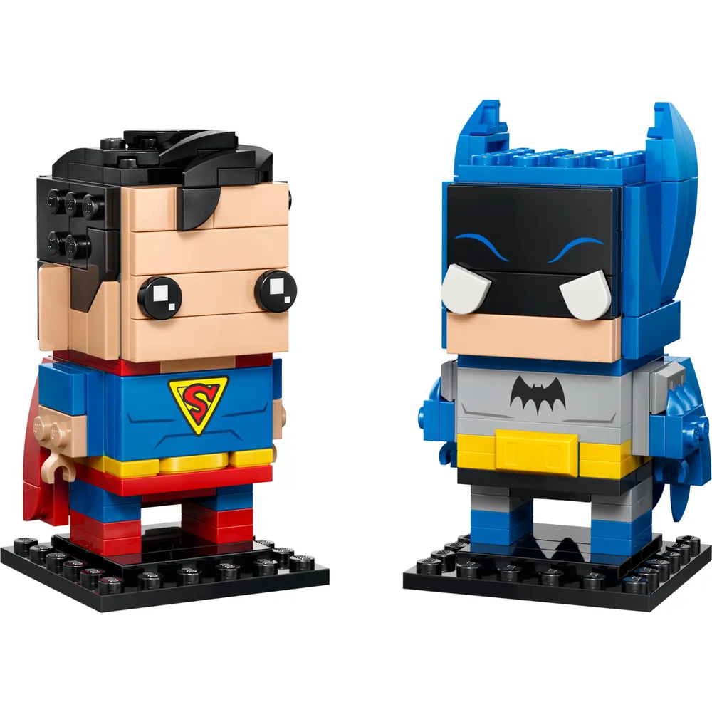 Golden Age Superman and Batman Figures