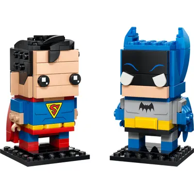 Golden Age Superman and Batman Figures