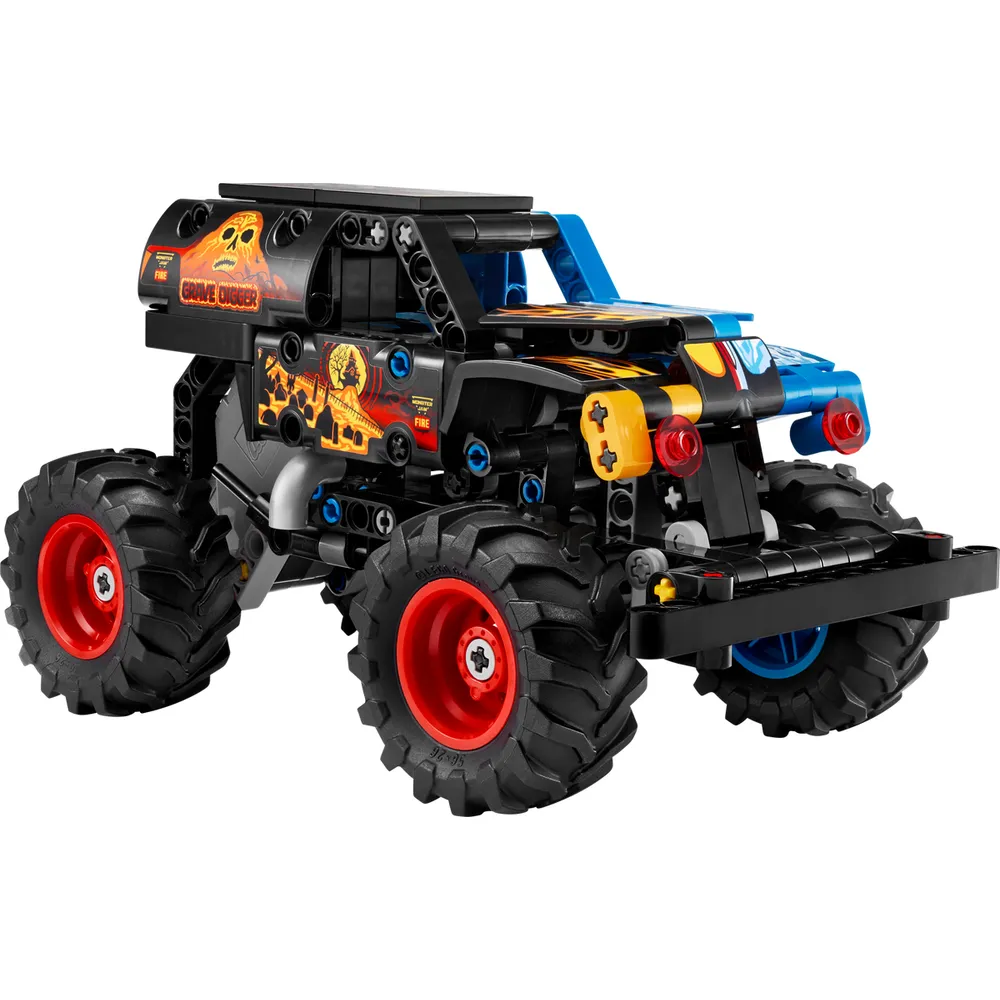 Monster Jam Grave Digger Fire and Ice