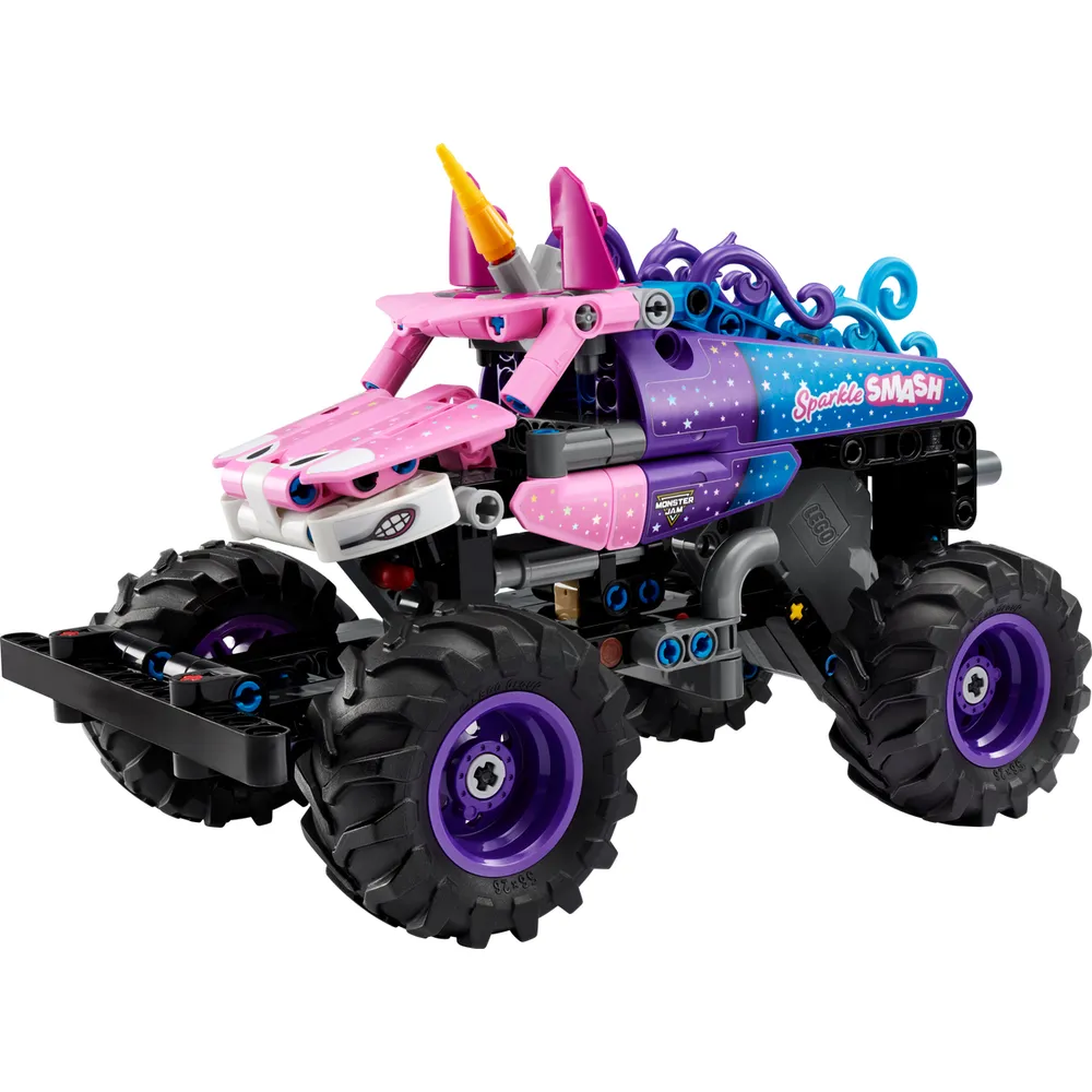 Monster Jam  Sparkle Smash Pull-Back