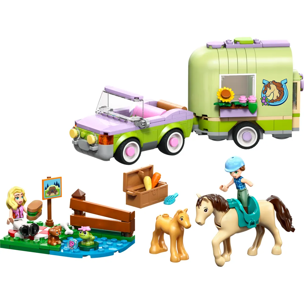 Horse & Baby Foal Trailer