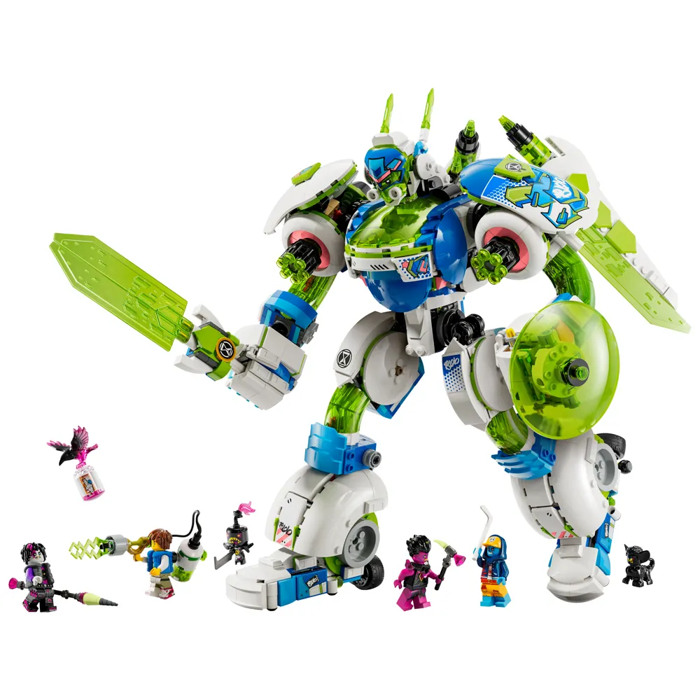 Mateo and Z-Blob the Knight Battle Mech