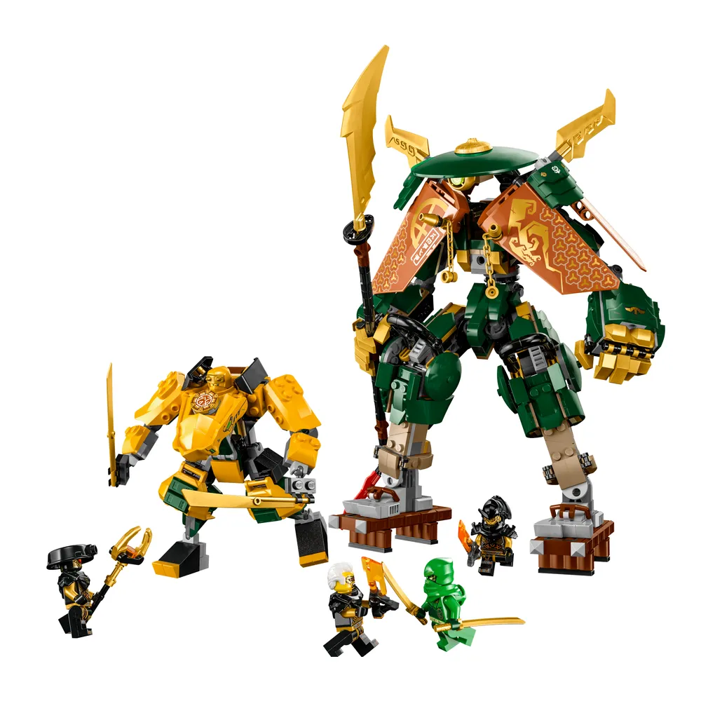 Lloyd and Arin's Ninja Team Mechs