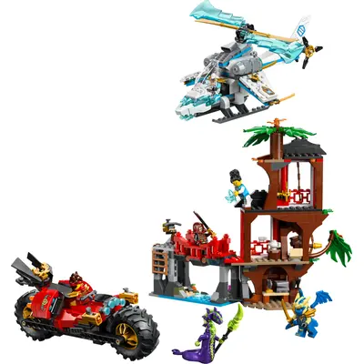 Ninja Vehicle Tree House Battle