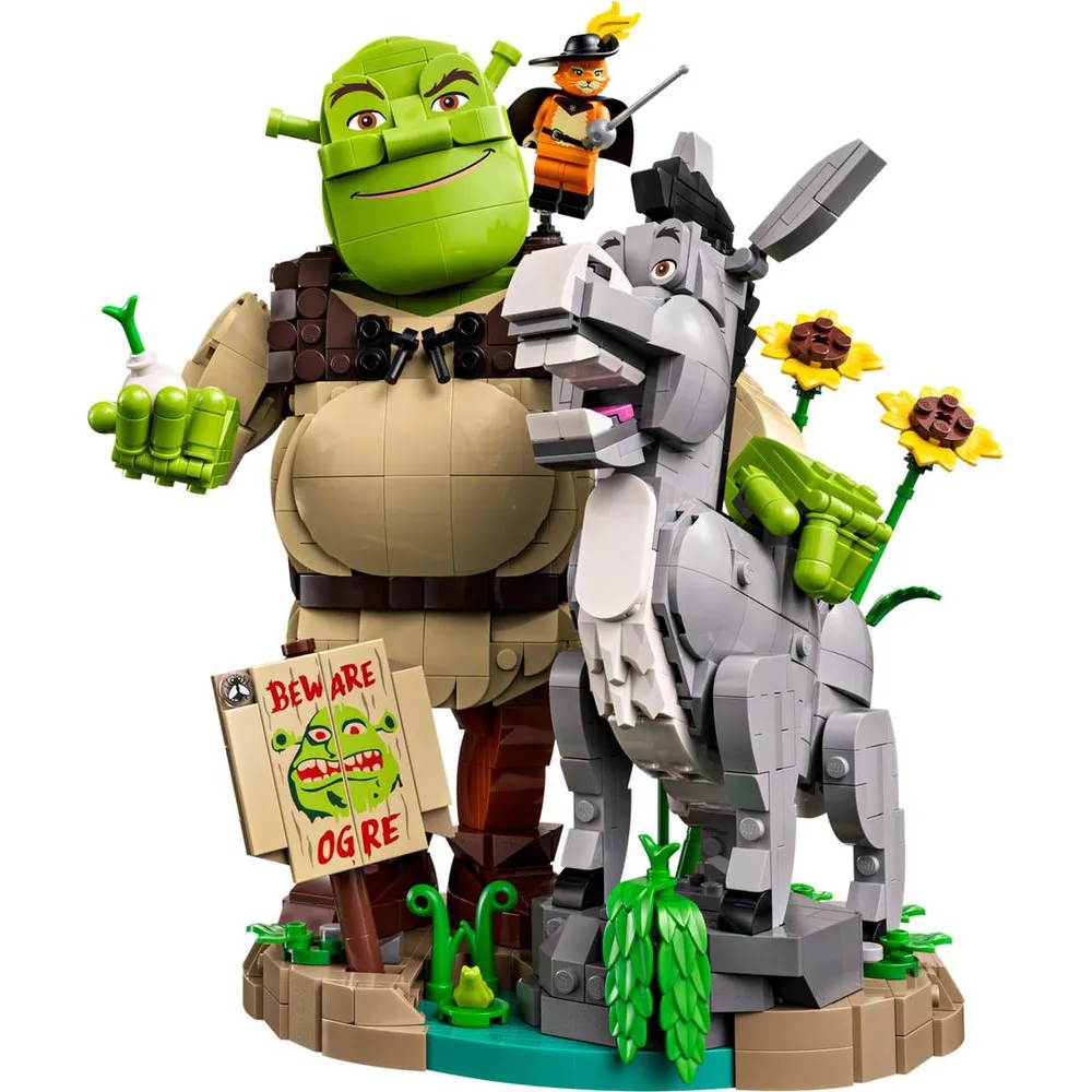 Shrek, Donkey & Puss in Boots