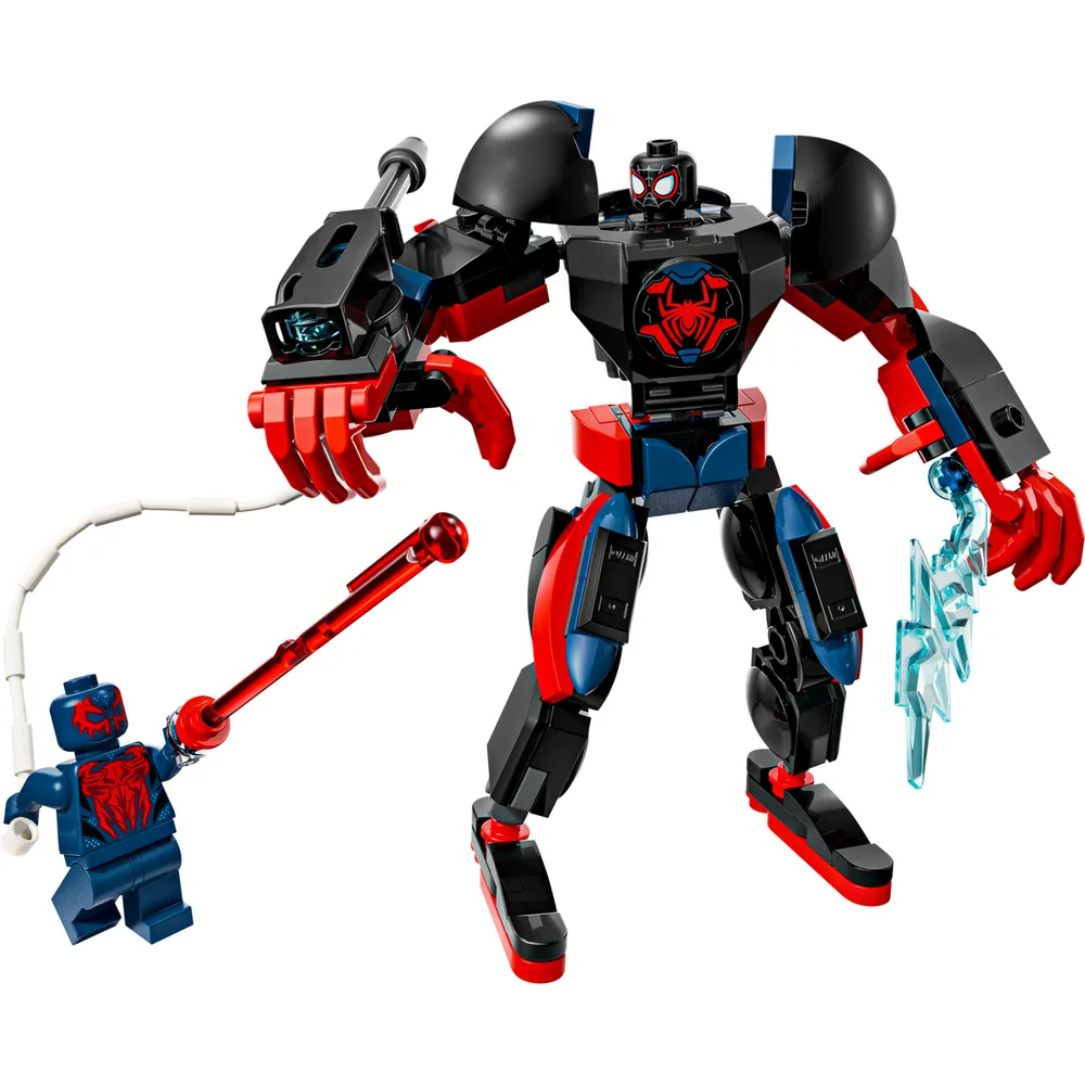 Miles Morales Mech vs. Spider-Man 2099