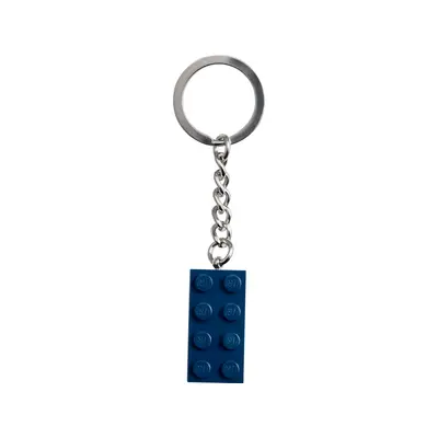 Dark Blue Brick Key Chain
