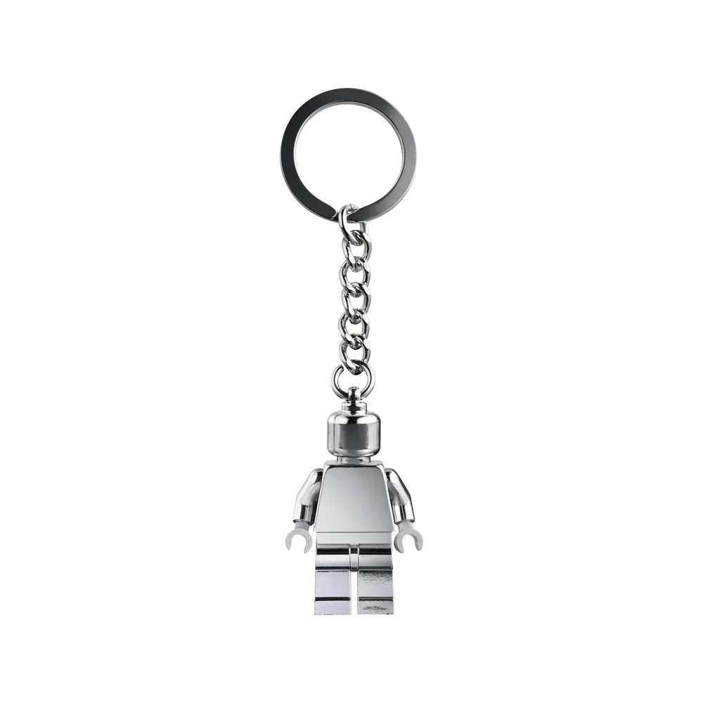Silver Minifigure Keychain