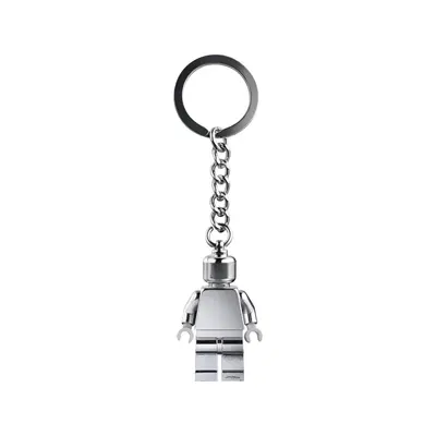 Silver Minifigure Keychain